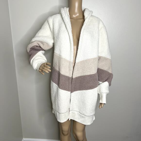 Gilly Hicks Oversized Teddy Cardigan Sweater - Picture 1 of 8